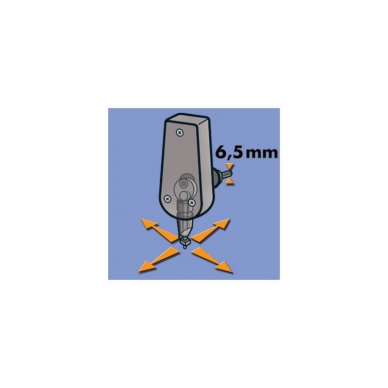 Adatinės skardos žirklės EDMA Nibblex 0,8-2,5mm 5