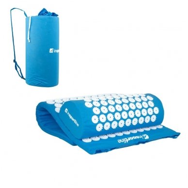 Akupresūros masažuoklis-aplikatorius (pagalvėlė + kilimėlis) inSPORTline Alavea Blue