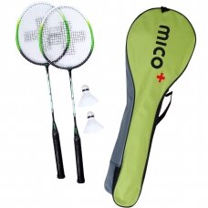 Badmintono rinkinys Mico Elite, žalias
