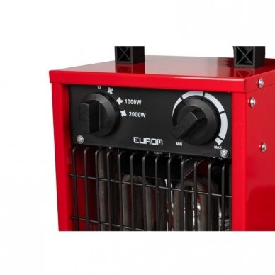 Elektrinis oro šildytuvas EUROM EK2000 2kW, raudonas 7