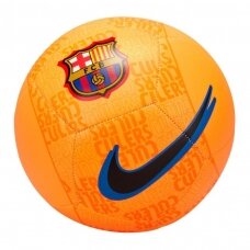 Futbolo kamuolys Nike FC Barcelona Pitch, oranžinis, dydis 5