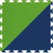 Grindų danga Yate, 43x43x1.0cm, mėlyna/žalia