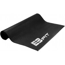 Jogos kilimėlis EB Fit, 173x61x0.5mm, neslystantis, su krepšiu, juodas