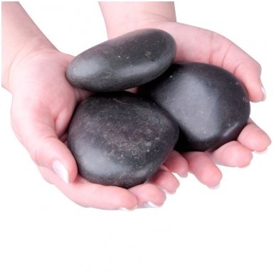 Karšto masažo akmenys inSPORTline 3vnt.  8-10cm