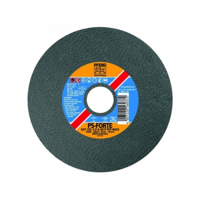 Nerūd. plieno pjovimo diskas PFERD EHT 125x2,4mm A46 P PSF-INOX