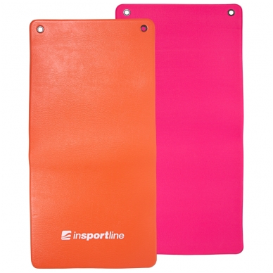 Neslystantis kilimėlis aerobikai inSPORTline Aero Advance 120x60x0,9cm - Orange-Pink 2