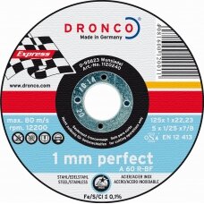 Pjovimo diskas DRONCO A60R T41 (125 x 1,0 x 22,23)