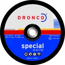 Pjovimo diskas DRONCO AS30T T42 (125 x 2,5 x 22.23)