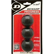 Skvošo kamuoliukas Dunlop PROGRESS RedDot 3-bliste