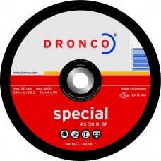 Šlifavimo diskas DRONCO AS30R T27 (180 x 6,0 x 22,23)