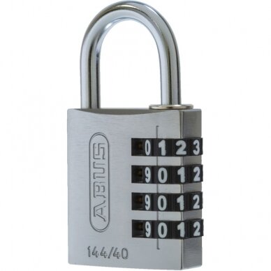 Spyna su kodu ABUS Silver Lock–Tag 144/40, sidabrinė 1