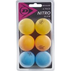 Stalo teniso kamuoliukai Dunlop Nitro Glow, 6vnt