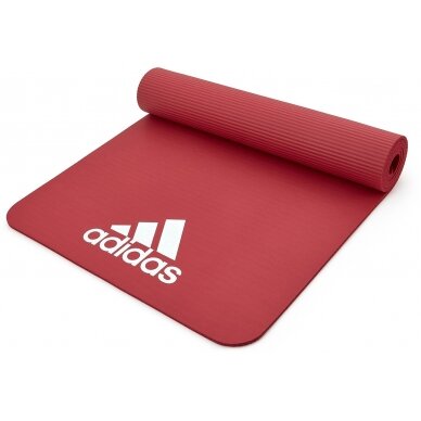 Treniruočių kilimėlis Adidas Fitness 7 mm, raudonas 2