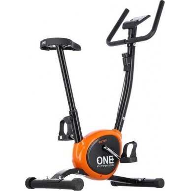 Treniruoklis One Fitness Rw3011, juodas-oranžinis 9